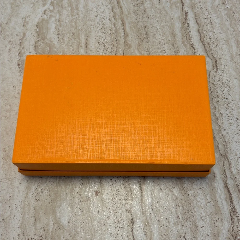 Louis Vuitton Orange Box with Blue Logo - Picture 2 of 5